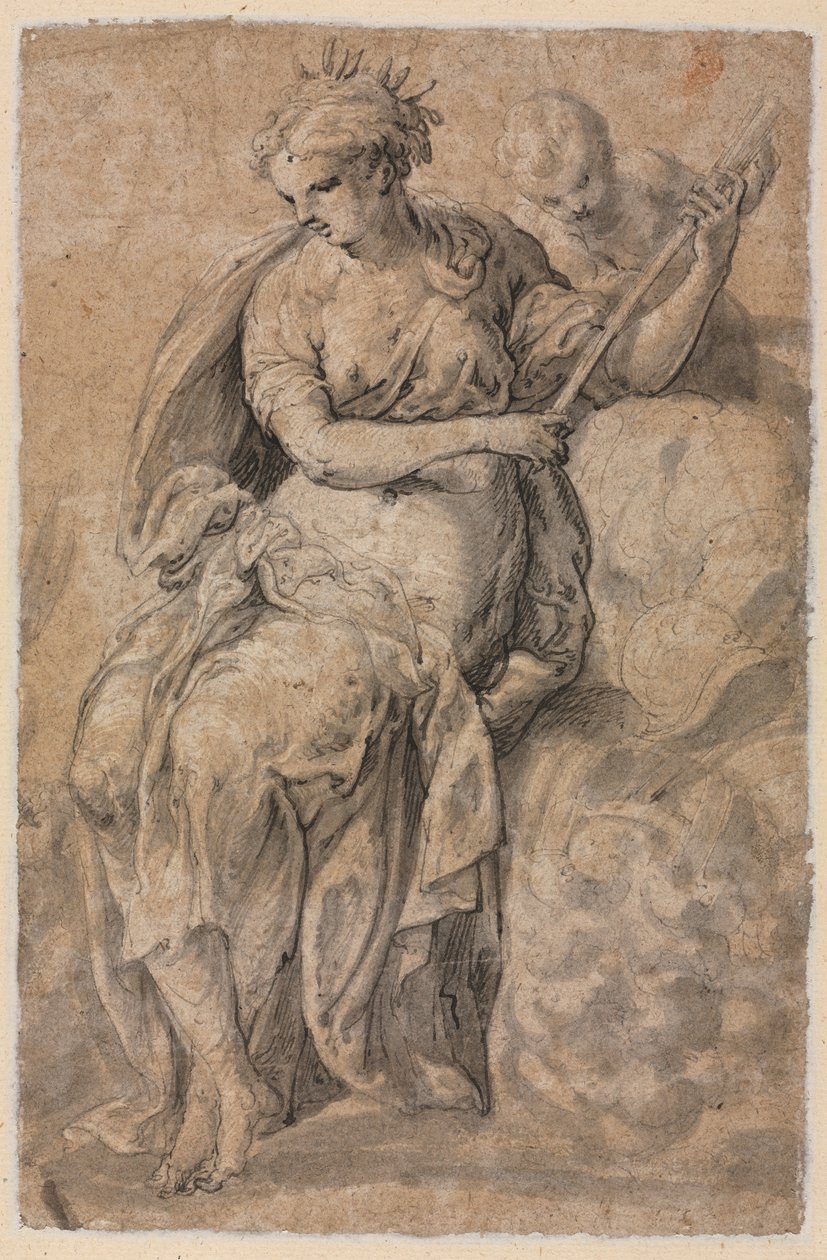 Figura alegoryczna (verso) autorstwa Niccolo dell