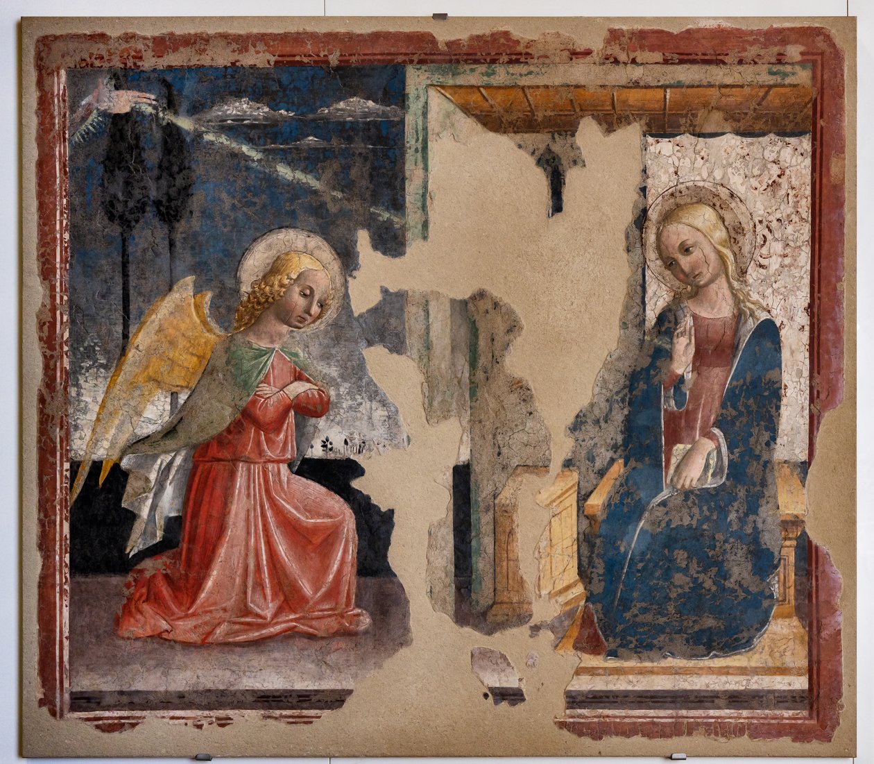 Zwiastowanie, XV wiek autorstwa Niccolo di Liberatore