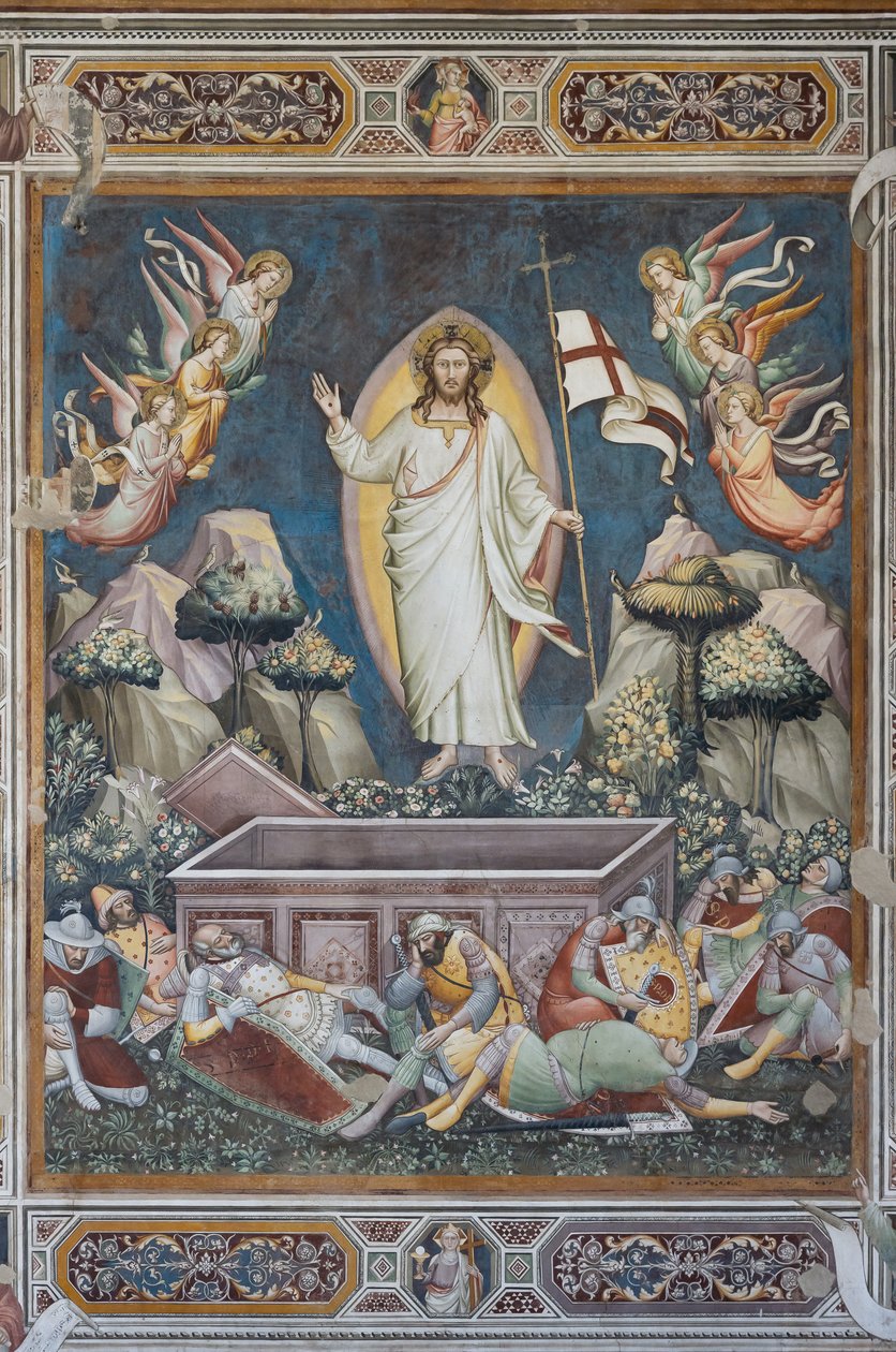 Sceny z życia Chrystusa: Zmartwychwstanie autorstwa Niccolo di Pietro Gerini