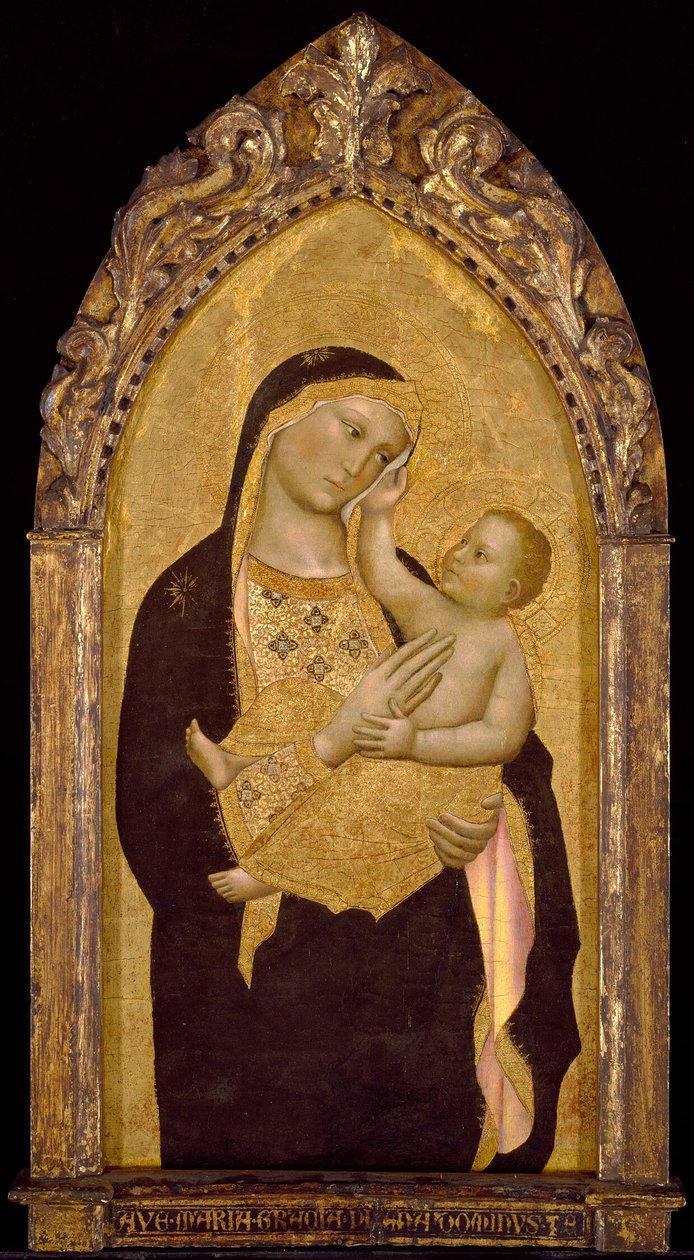 Dziewica z Dzieciątkiem autorstwa Niccolo di Pietro Gerini