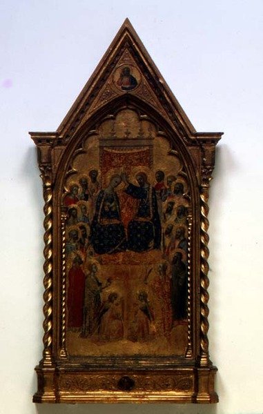 Koronacja Dziewicy (tempera na panelu) autorstwa Niccolo di Tommaso