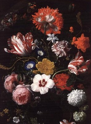 Martwa natura z kwiatami autorstwa Nicholaes van Verendael