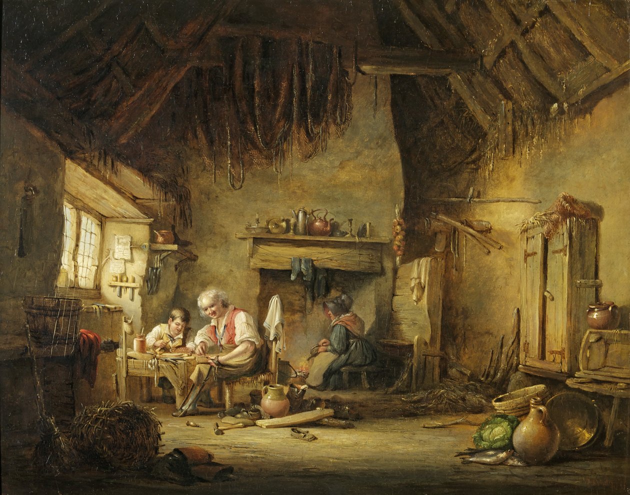 Szewc, 1831 autorstwa Nicholas Condy