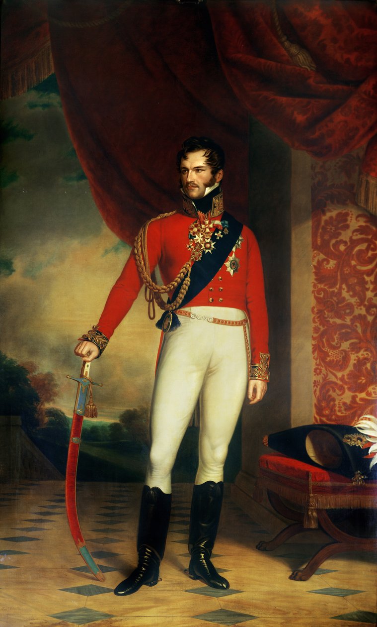 Książę Orański, późniejszy król Holandii Wilhelm II (1792-1849) autorstwa Nicholas Pieneman