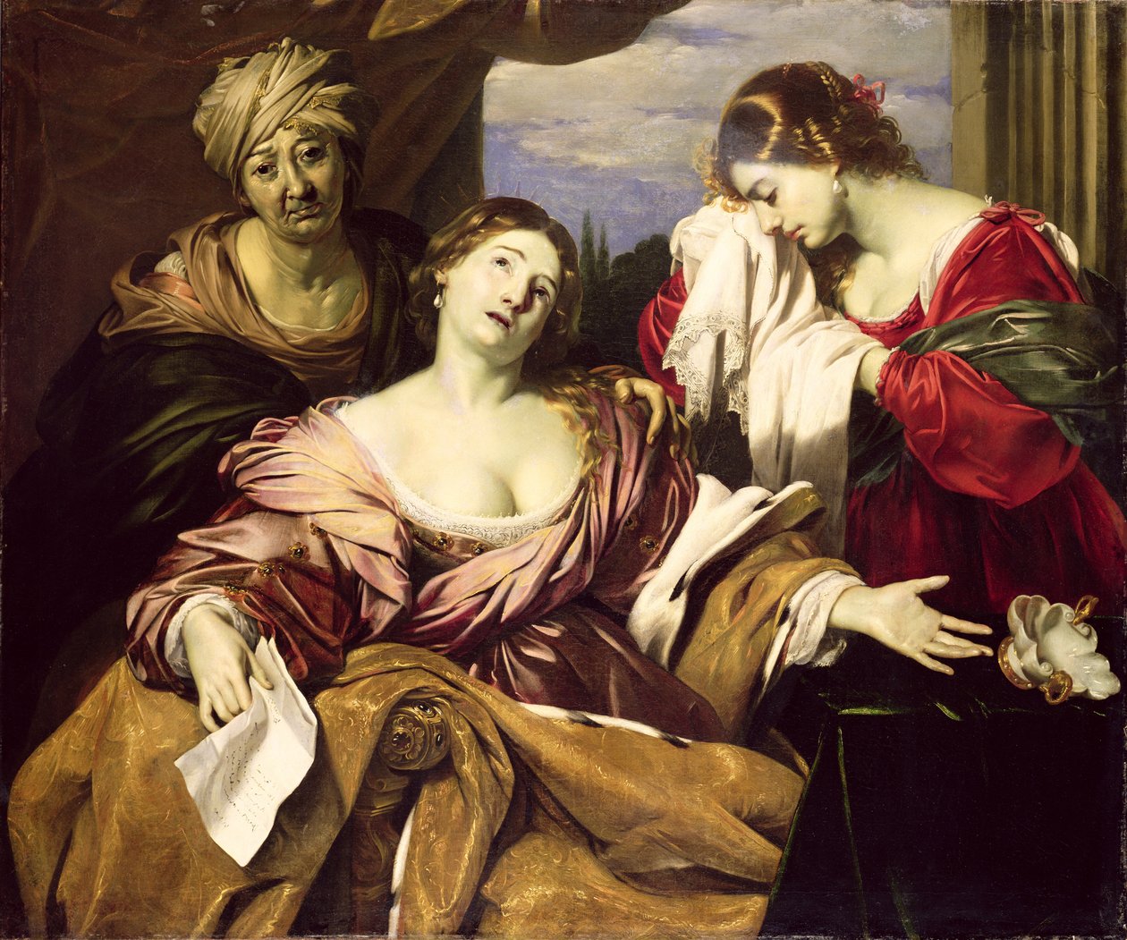 Śmierć Sofonisby, 1655-65 autorstwa Nicholas Renieri
