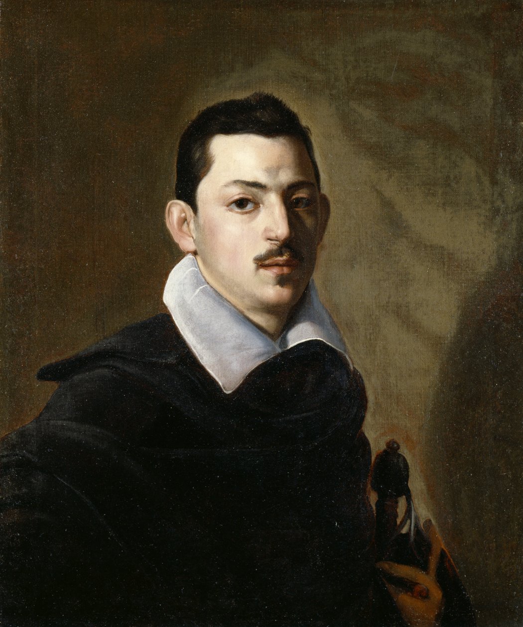 Młody człowiek z mieczem, ok. 1618-20 autorstwa Nicholas Renieri