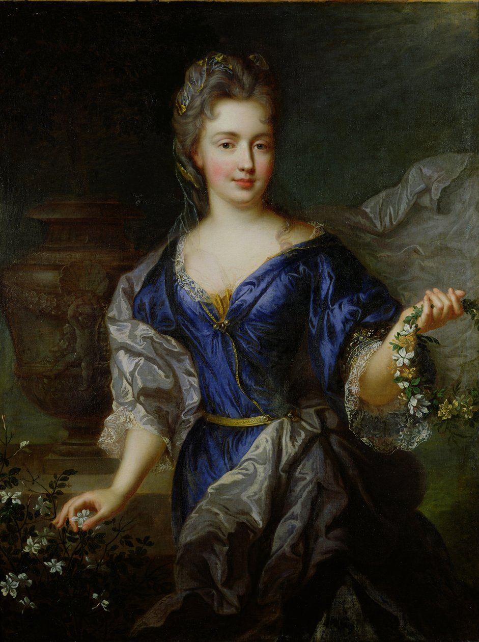 Marie-Anne de Bourbon (1666-1739) Księżniczka Conti autorstwa Nicolas de Largillière