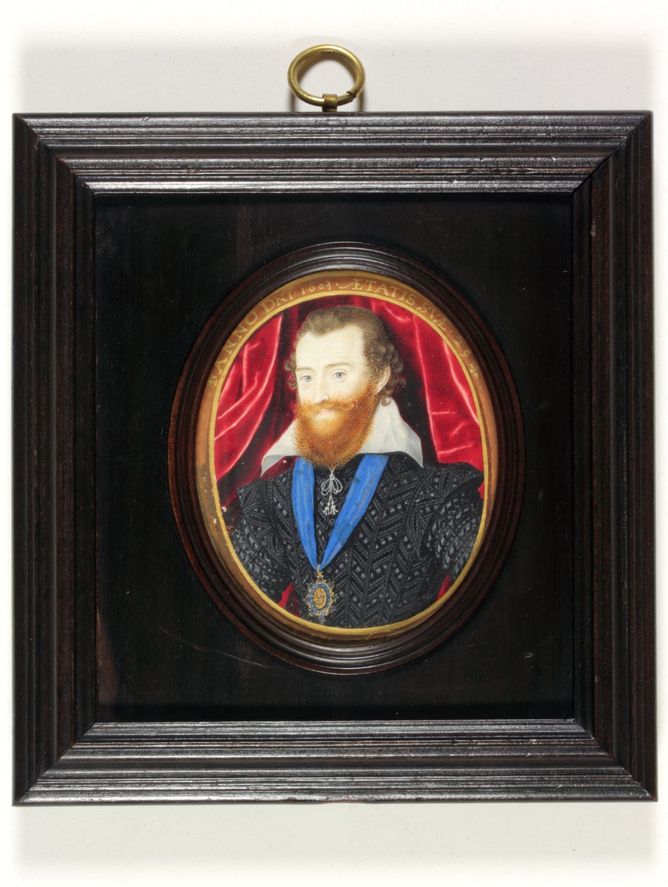 Ludovick Stuart, 2. książę Lennox i Richmond (emalia) autorstwa Nicholas (after) Hilliard