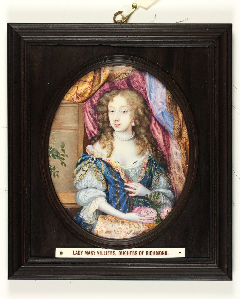 Lady Mary (Margaret) Villiers, księżna Lennox i Richmond (emalia) autorstwa Nicholas (attr.to) Dixon