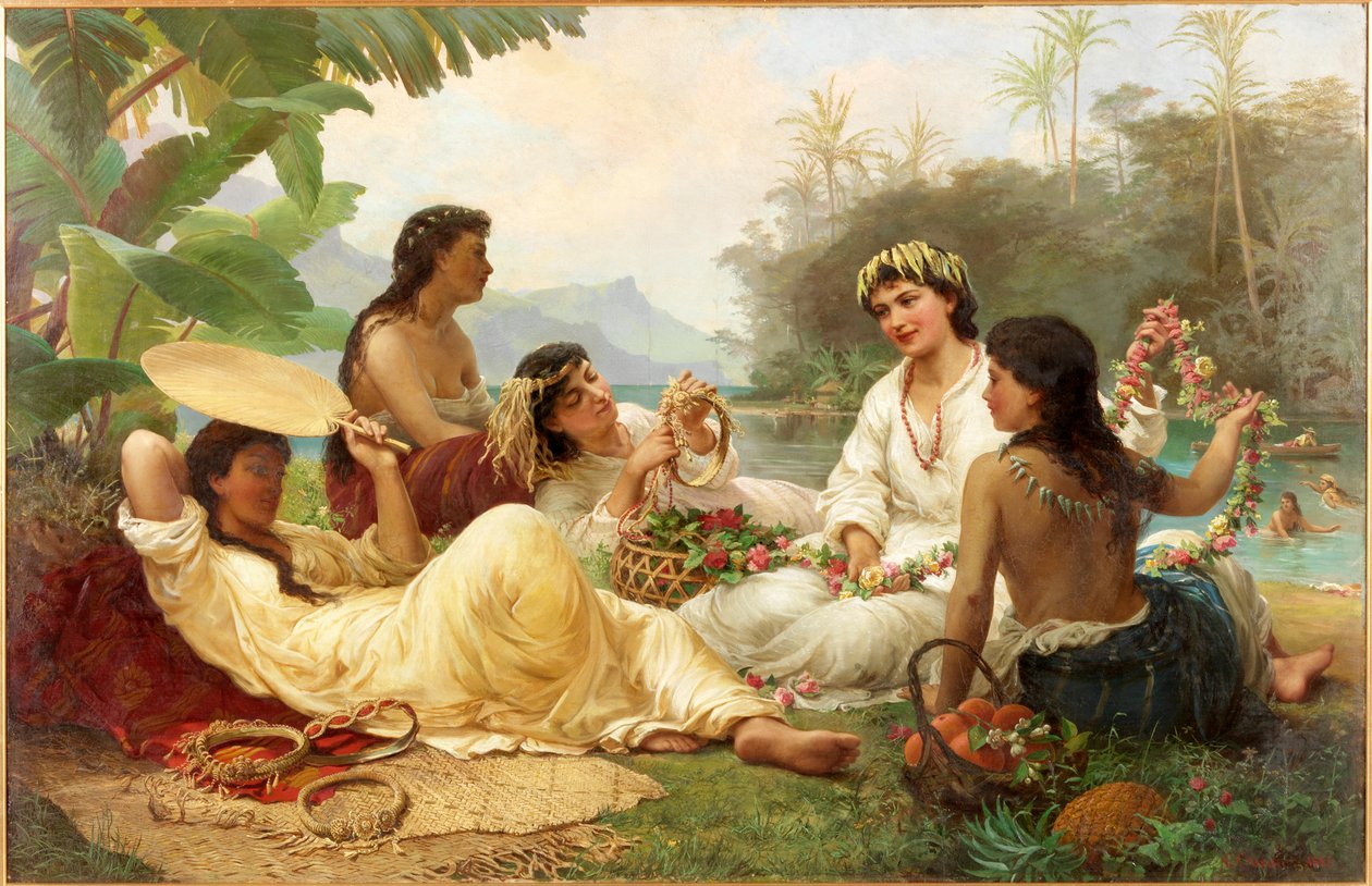Słoneczne klimaty, Tahiti autorstwa Nicholas Chevalier