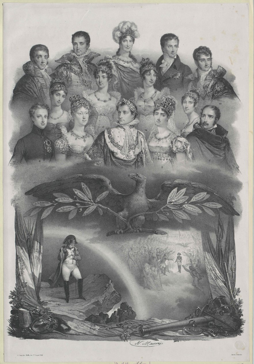 Cesarz Francuzów Napoleon I Bonaparte autorstwa Nicholas Eustache (after) Maurin