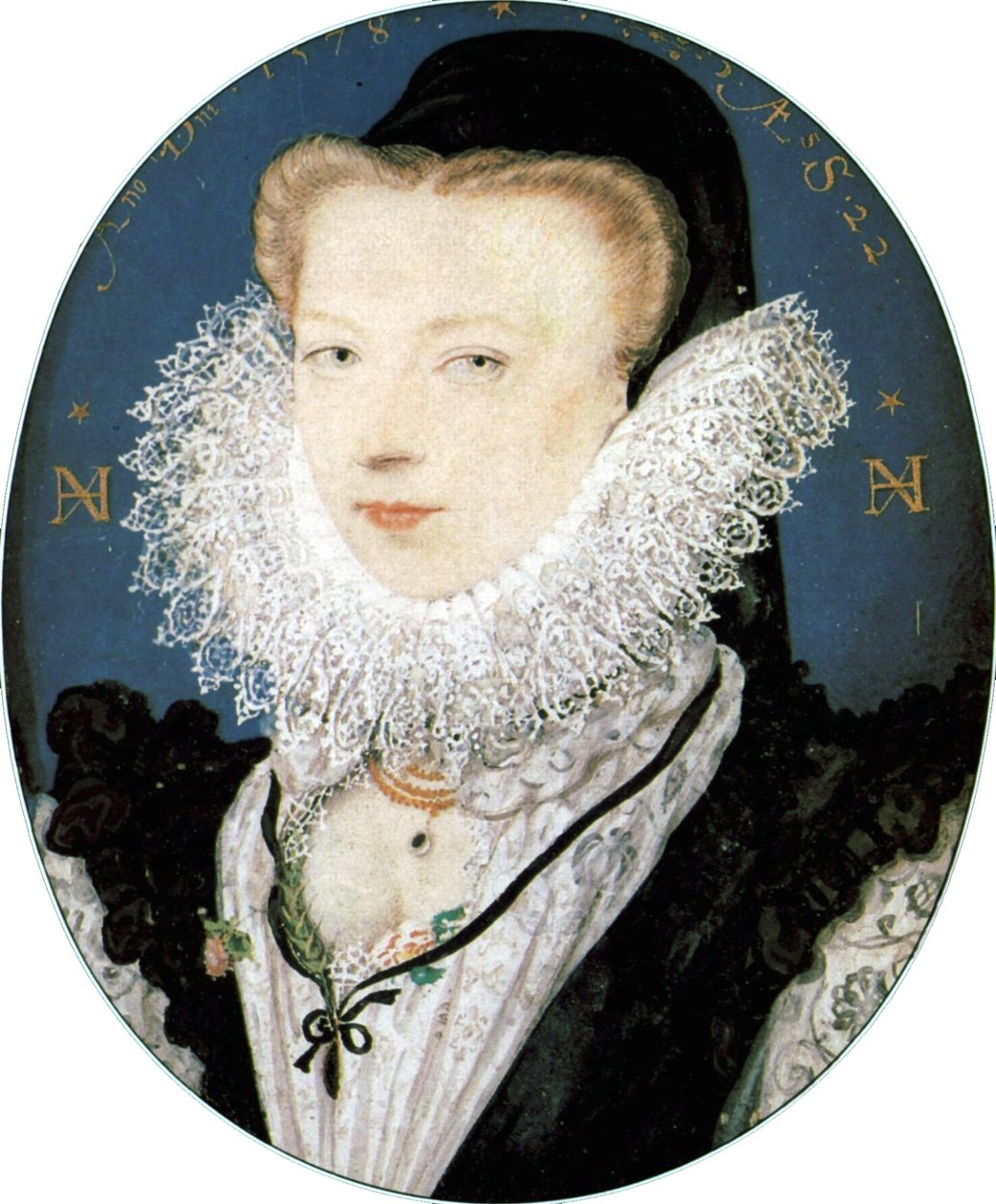 Alice Brandon, pani Hilliard autorstwa Nicholas Hilliard