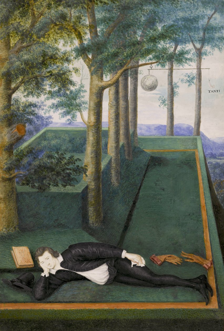 Henry Percy, 9. hrabia Northumberland, 1590-95 autorstwa Nicholas Hilliard