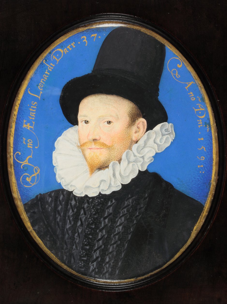 Leonard Darr (emalia) autorstwa Nicholas Hilliard