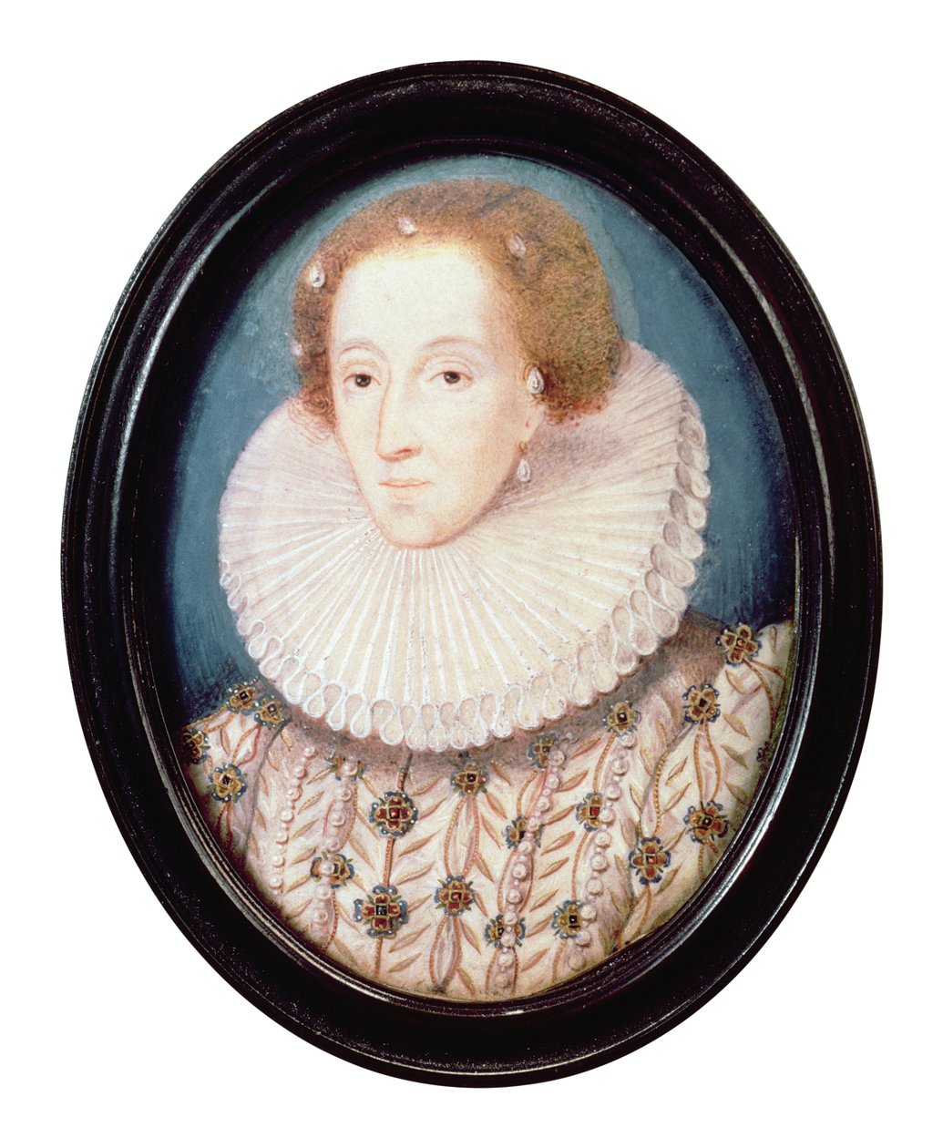 Miniatura królowej Elżbiety I autorstwa Nicholas Hilliard