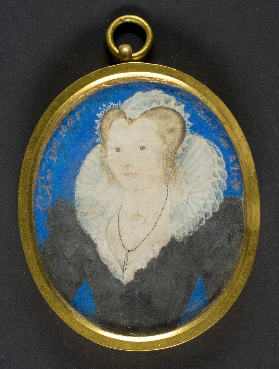 Portret angielskiej damy autorstwa Nicholas Hilliard