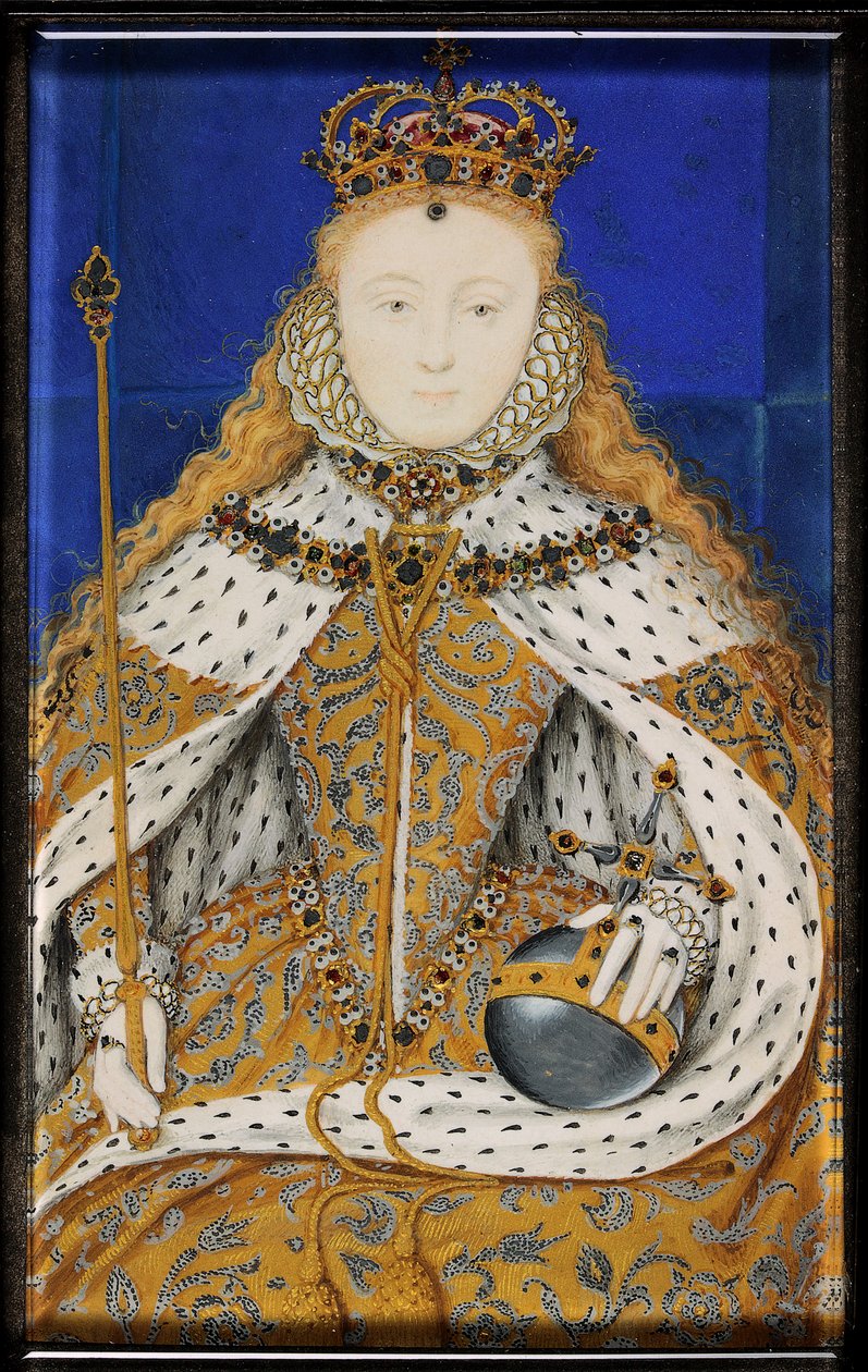 Królowa Elżbieta I (emalia) autorstwa Nicholas Hilliard