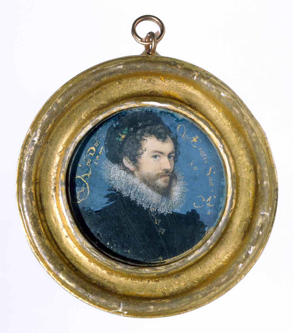 Autoportret, 1577 (wc na welinie) autorstwa Nicholas Hilliard