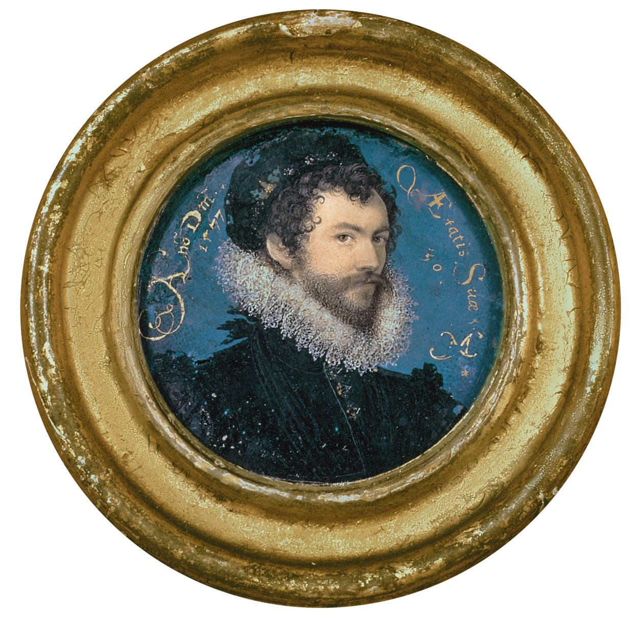 Autoportret w wieku 30 lat 1577 autorstwa Nicholas Hilliard