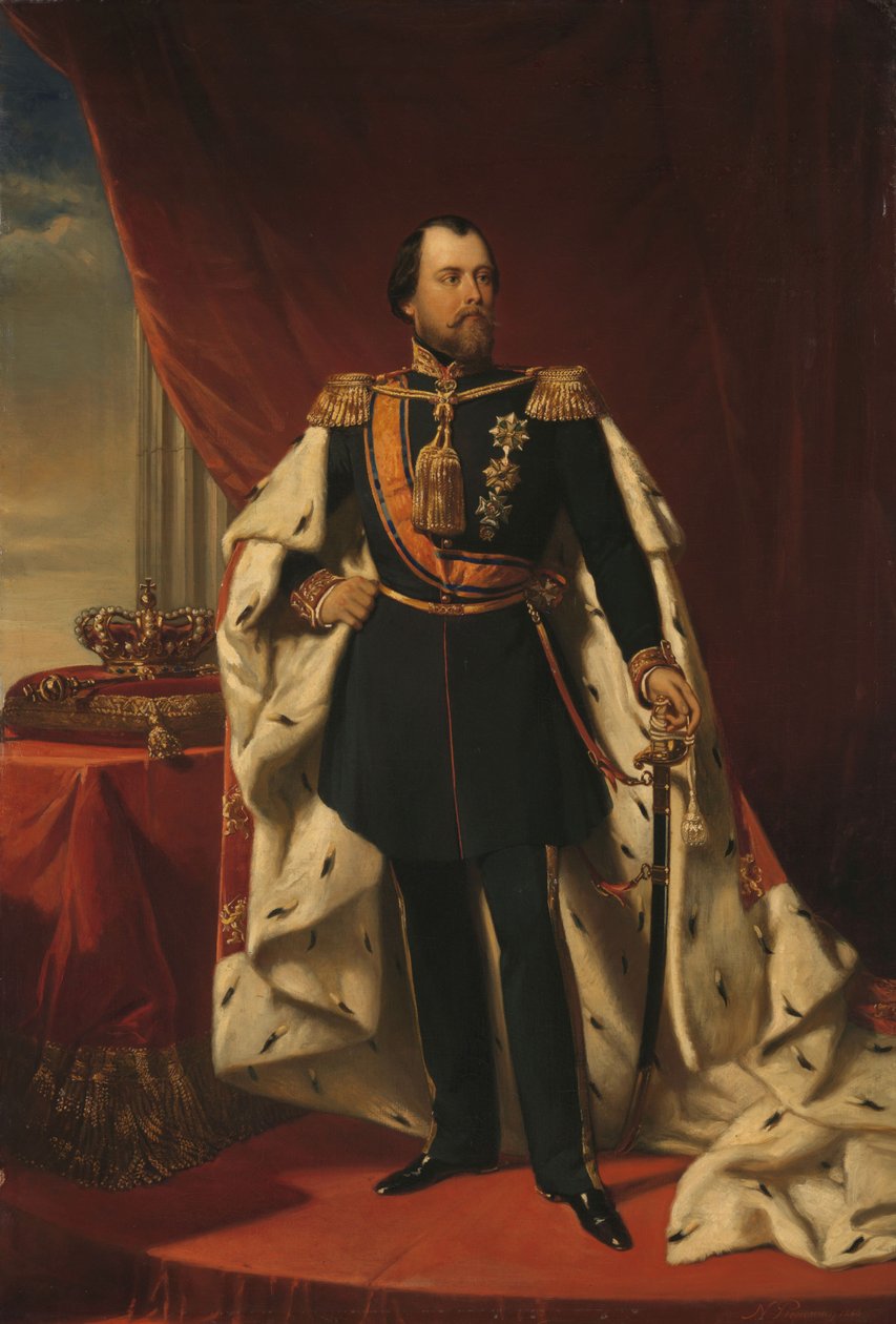 Wilhelm III (1817-1890), król Holandii autorstwa Nicholas Pieneman