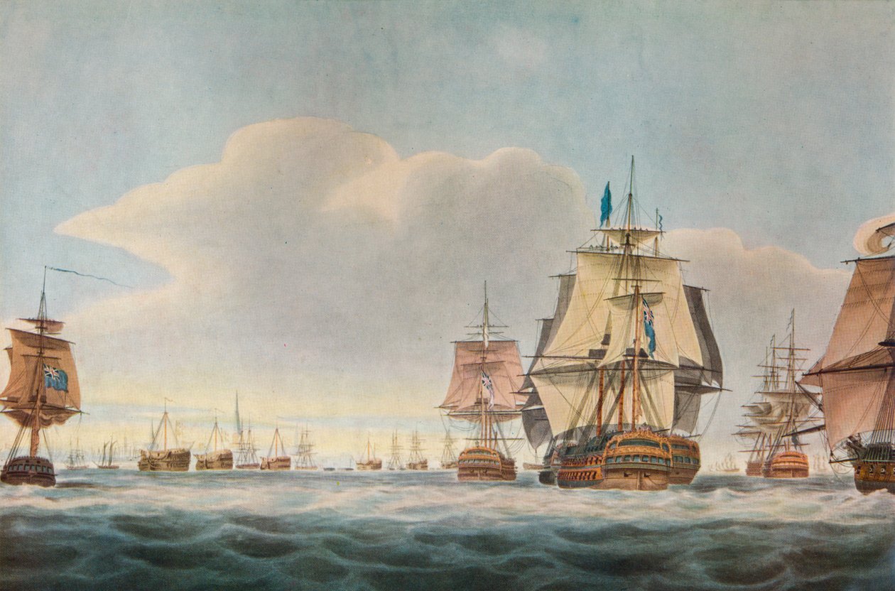 Bitwa pod Kopenhagą, ok. 1801 r. autorstwa Nicholas Pocock