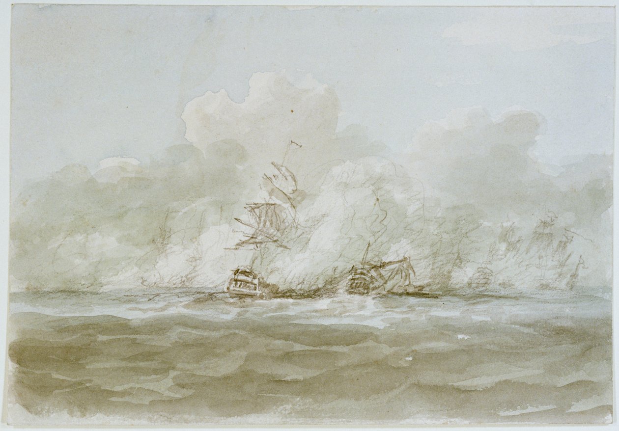 Bitwa chwalebnego pierwszego czerwca autorstwa Nicholas Pocock