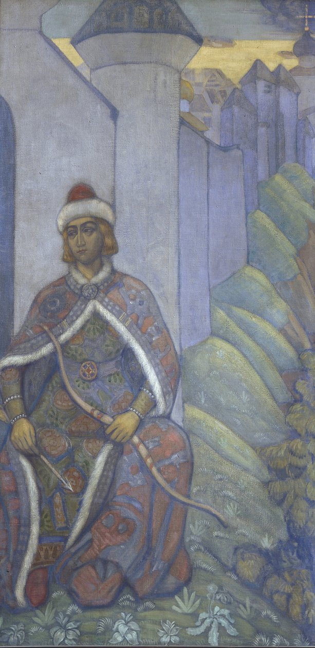 Rycerz, 1910 autorstwa Nikolai Konstantinowitsch Roerich