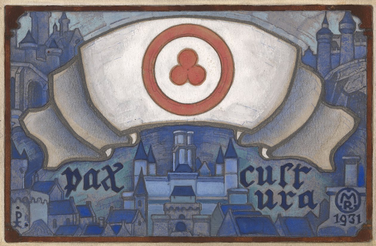 Sztandar Pokoju, 1931 autorstwa Nikolai Konstantinowitsch Roerich