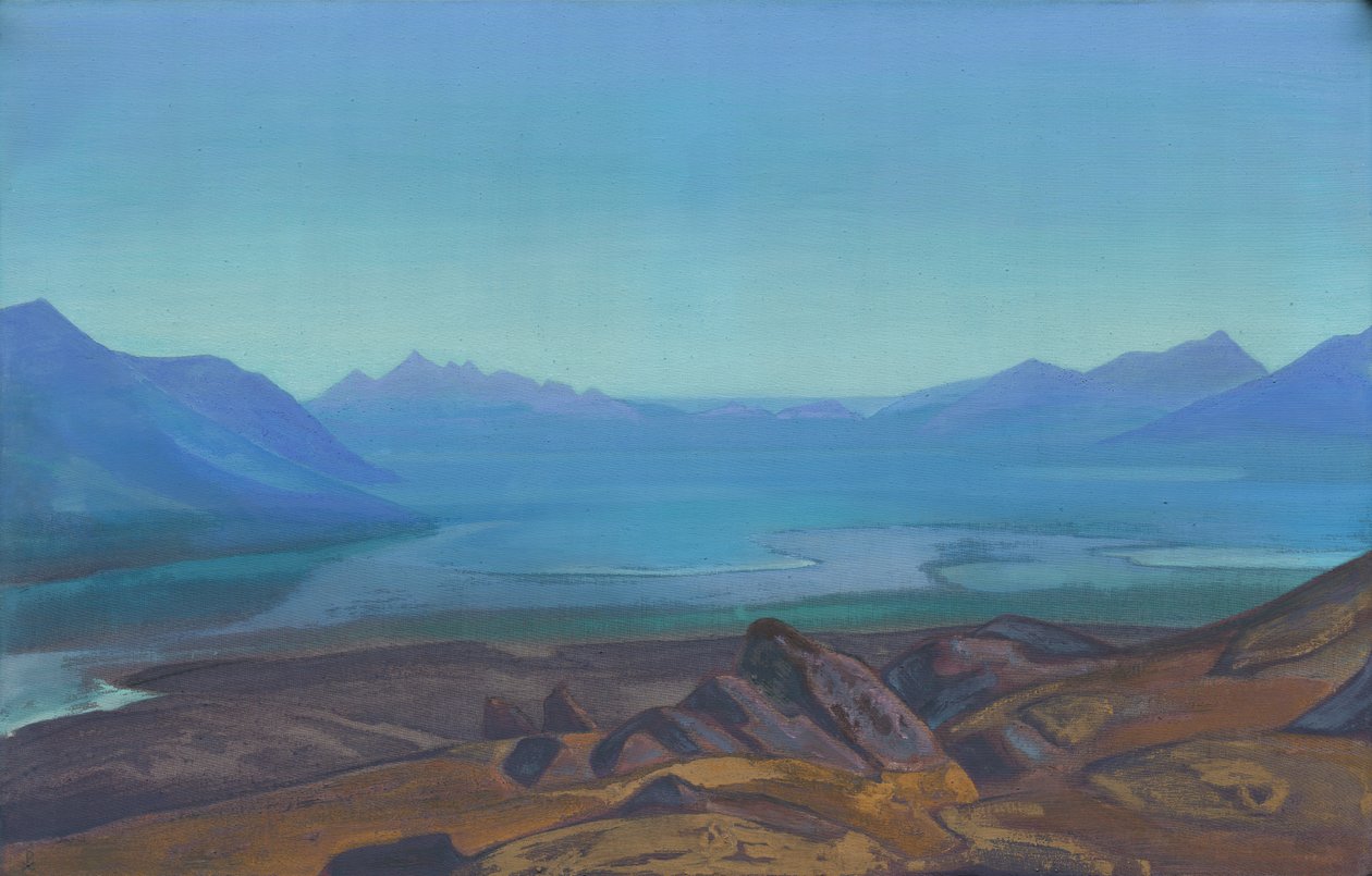 Dangra Yumtso, 1932 autorstwa Nicholas Roerich