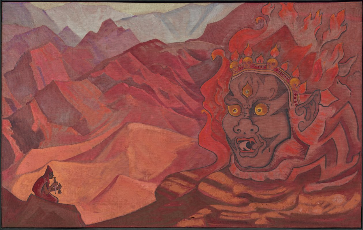 Dorje, Odważny, seria „Sztandary Wschodu”, 1925 autorstwa Nicholas Roerich