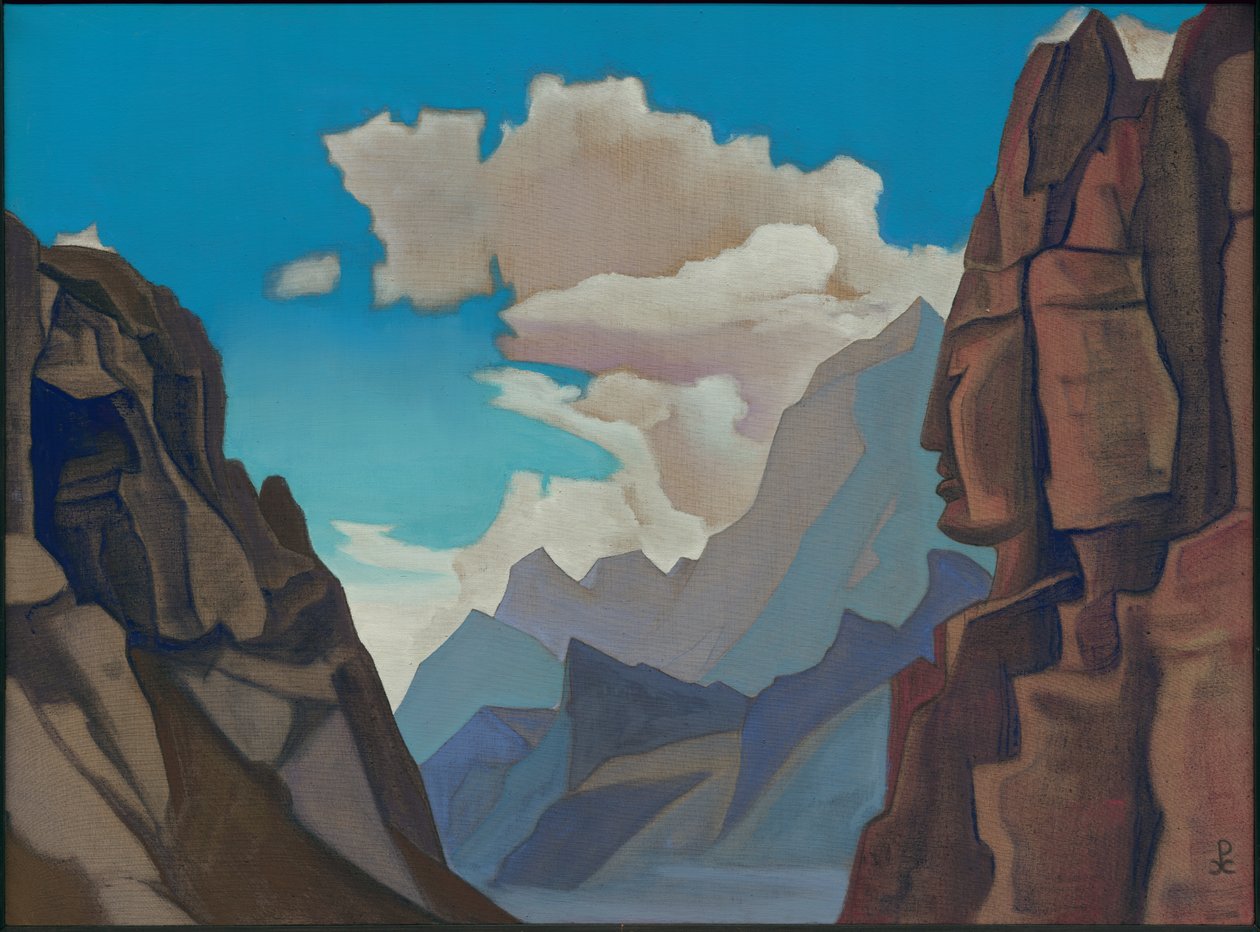Wielki Duch Himalajów, 1934 autorstwa Nicholas Roerich