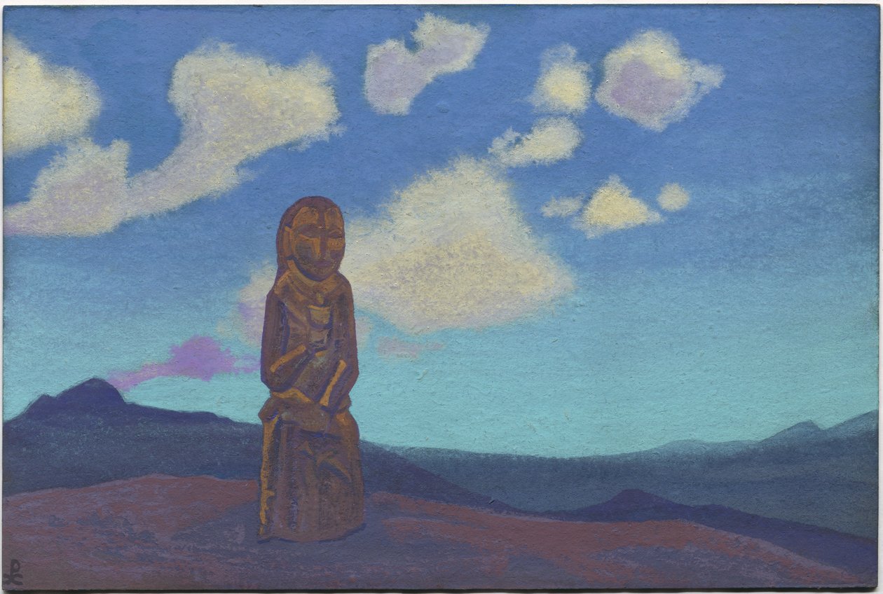 Strażnik Kielicha, Mongolia, 1937 autorstwa Nicholas Roerich