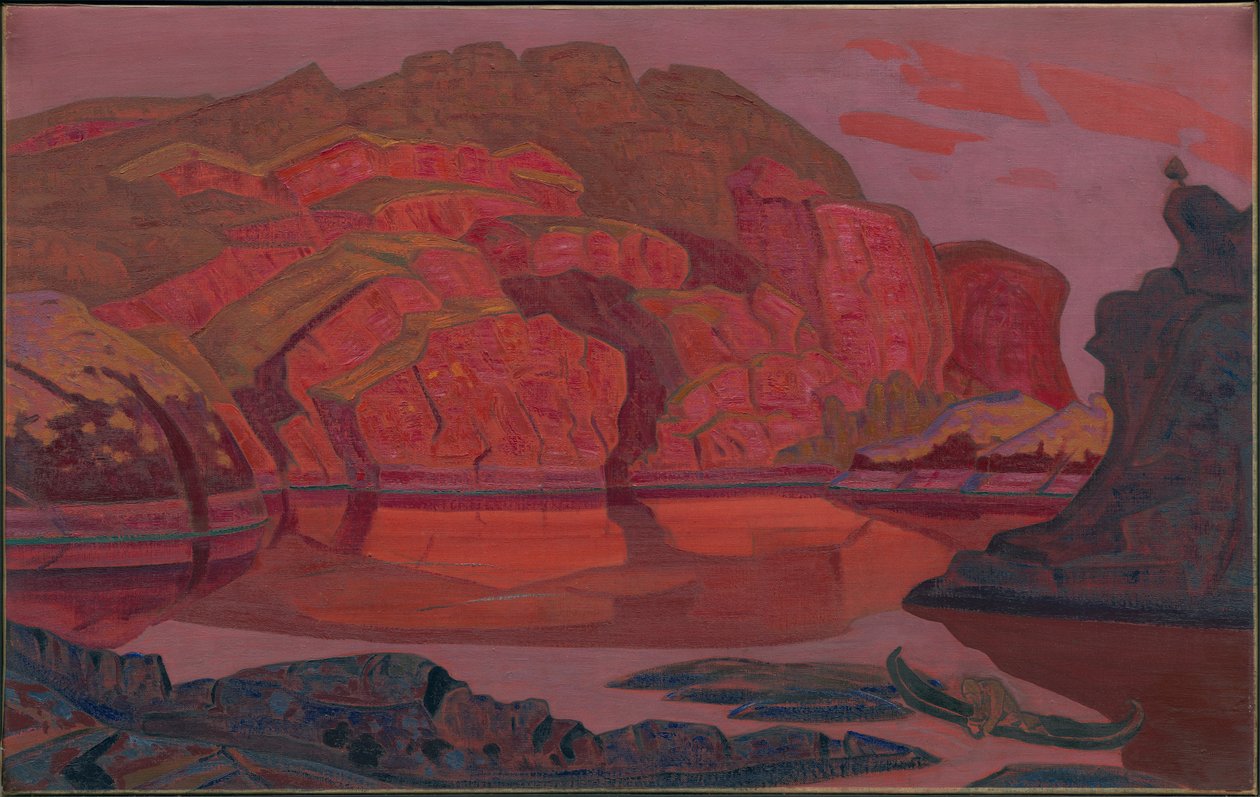 Ukryty skarb, apartament „Heroica”, 1917 autorstwa Nicholas Roerich