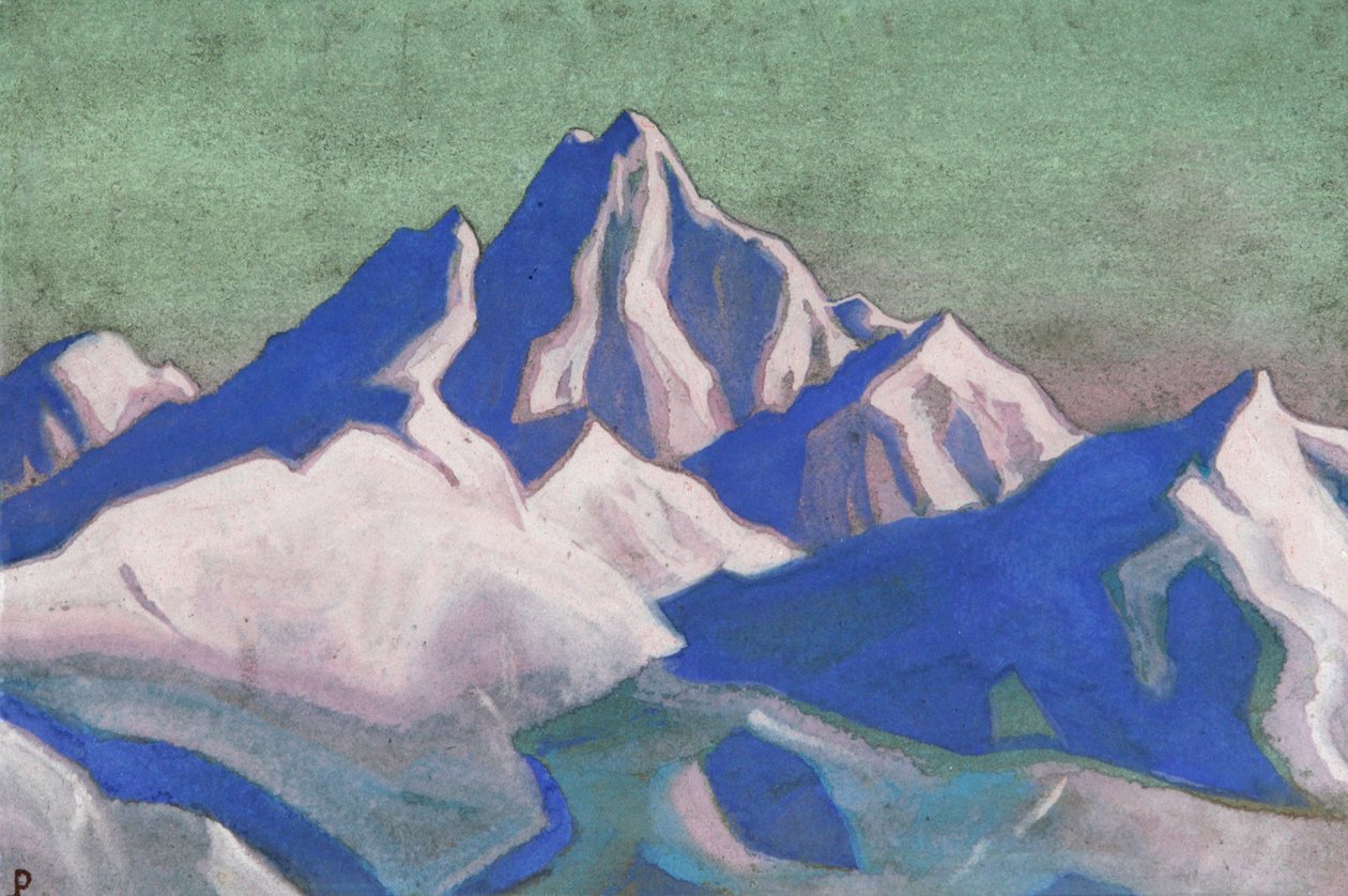 Himalaje”, 1943. autorstwa Nicholas Roerich
