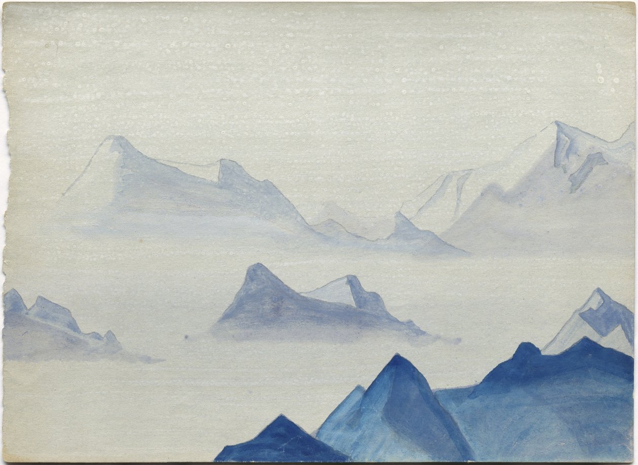 Himalaje, okładka albumu, 1933/34 autorstwa Nicholas Roerich