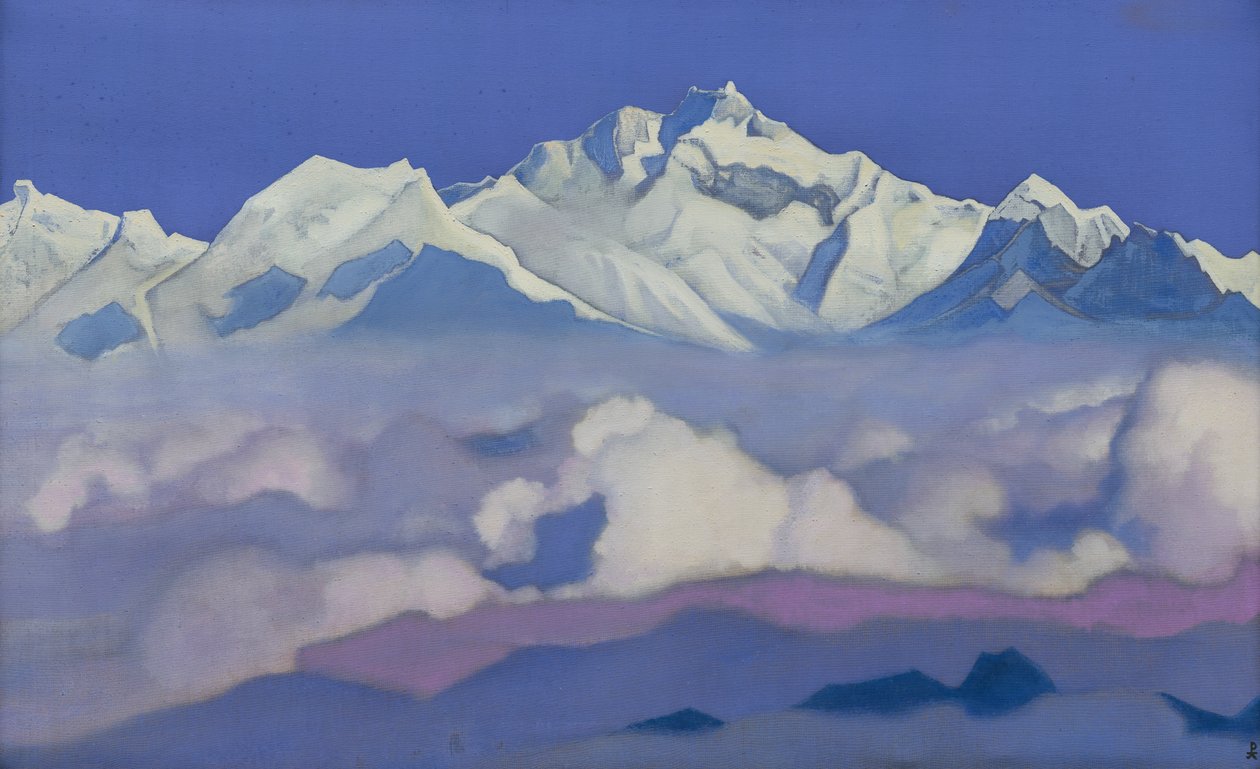 Kanczendzonga, 1936 autorstwa Nicholas Roerich