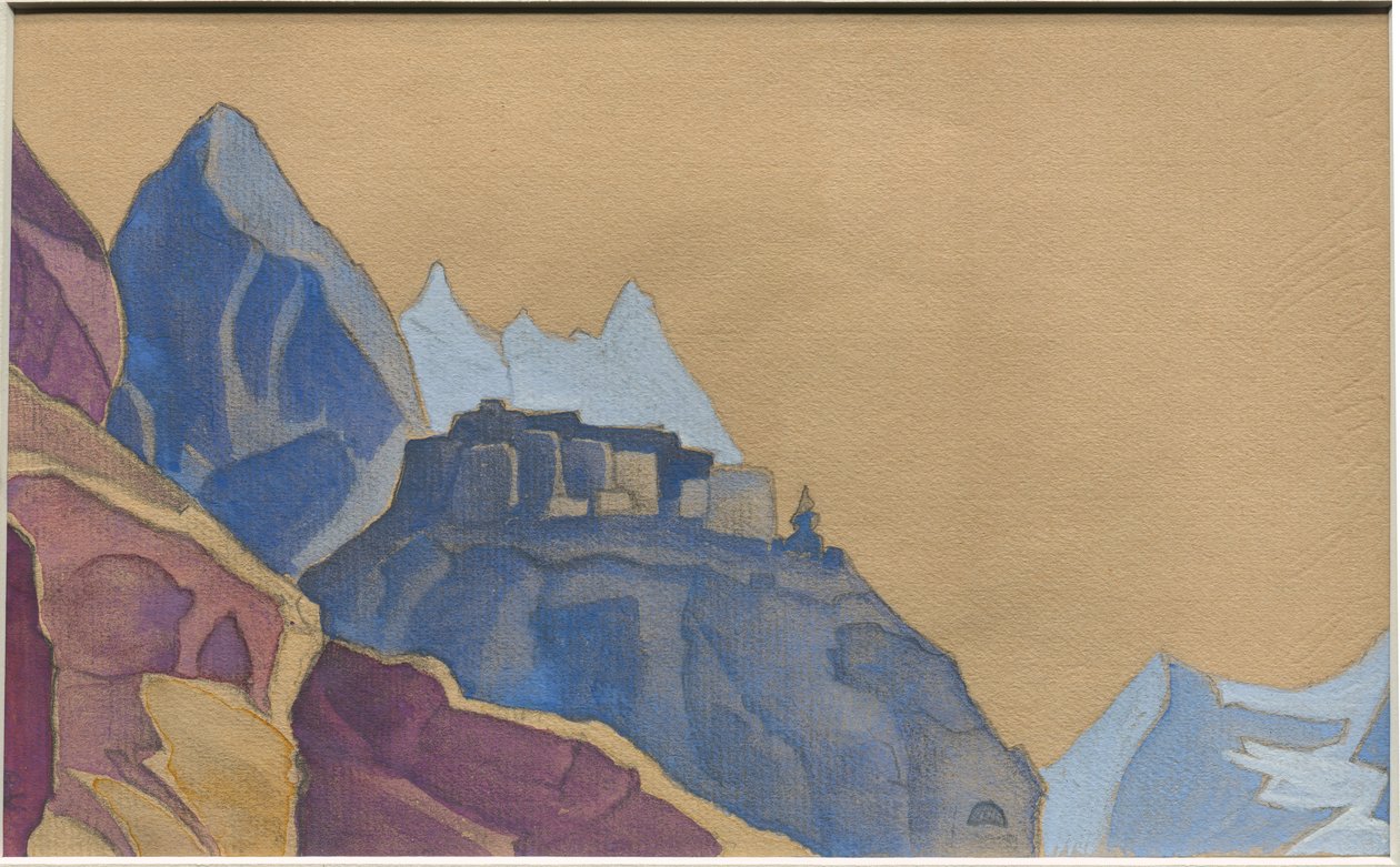 Kardang, karta albumu, 1933 autorstwa Nicholas Roerich