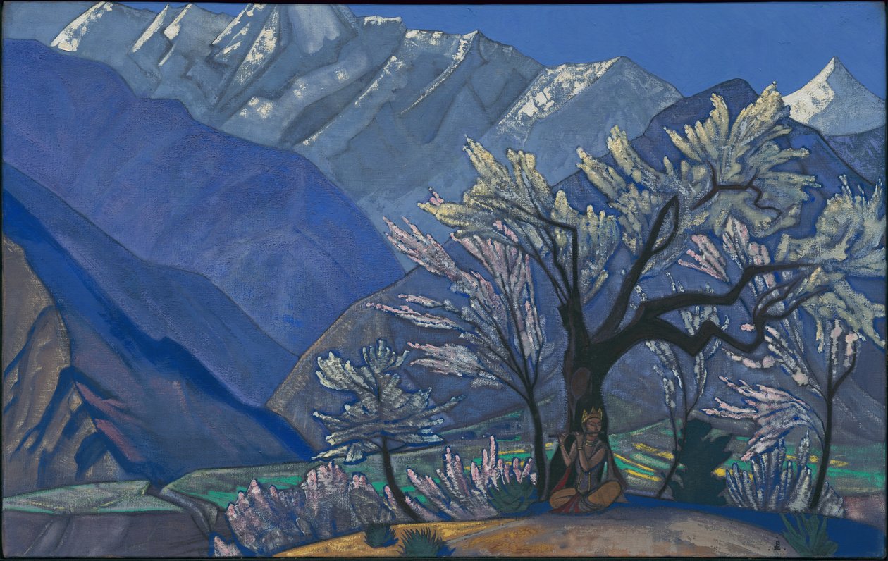 Krishna, seria "Kulu", 1929 autorstwa Nicholas Roerich