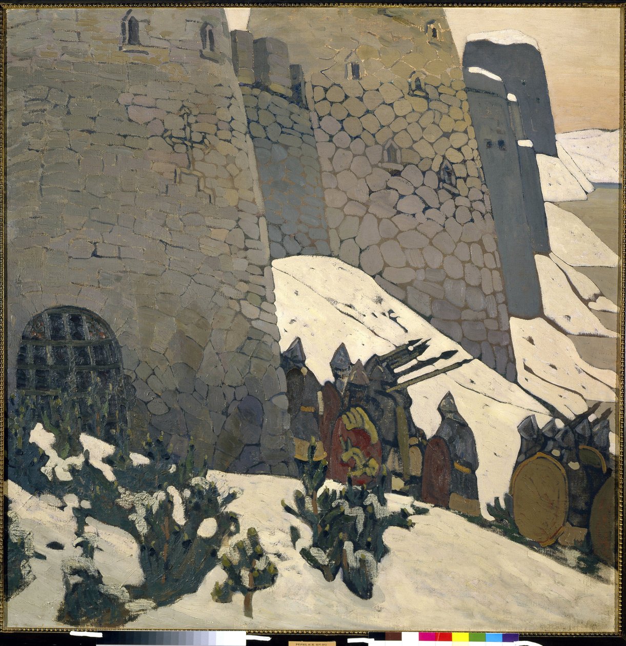 Zegarek. Obraz Mikołaja Roericha (1874-1947), olej na płótnie autorstwa Nicholas Roerich