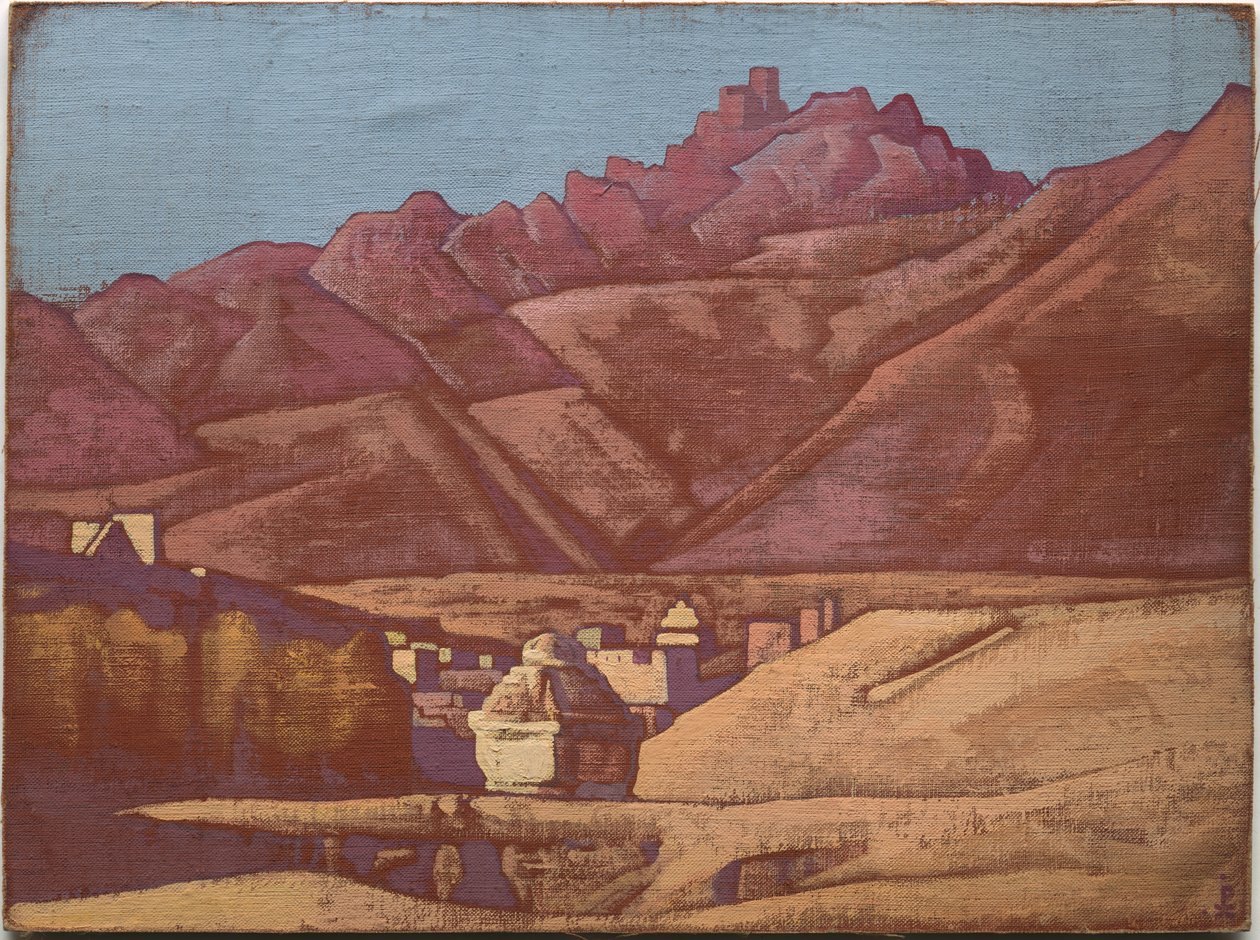 On, pompa, 1925 autorstwa Nicholas Roerich