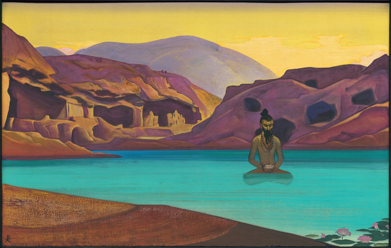 Lotos, 1933 autorstwa Nicholas Roerich