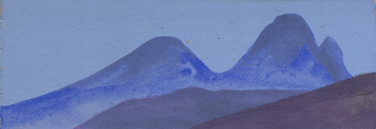 Studium górskie, ok. 1936-47 autorstwa Nicholas Roerich
