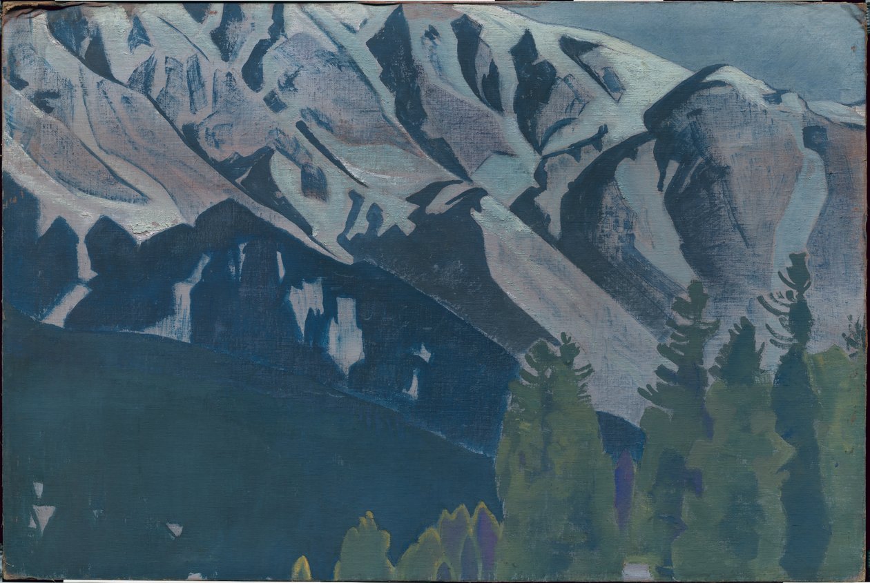 Pir Panjal, z serii o tym samym tytule, 1925 autorstwa Nicholas Roerich