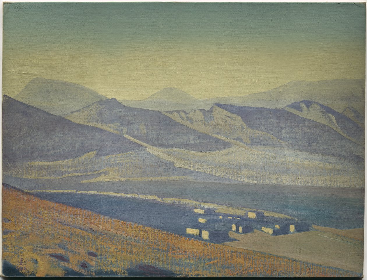 Sanktuaria i cytadele, z serii pod tym samym tytułem, 1925 autorstwa Nicholas Roerich