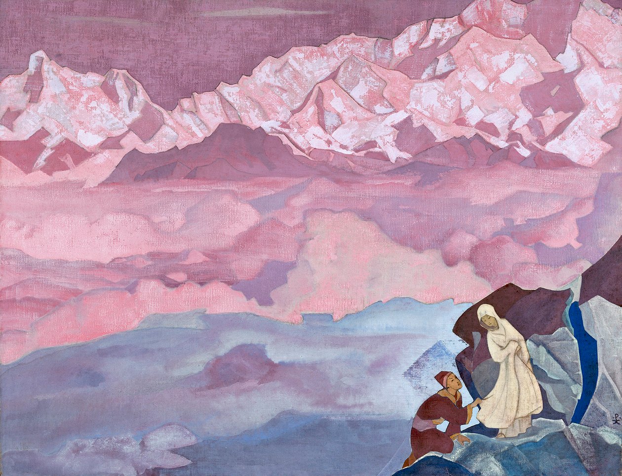 Ta, która prowadzi, 1924. autorstwa Nikolai Konstantinowitsch Roerich