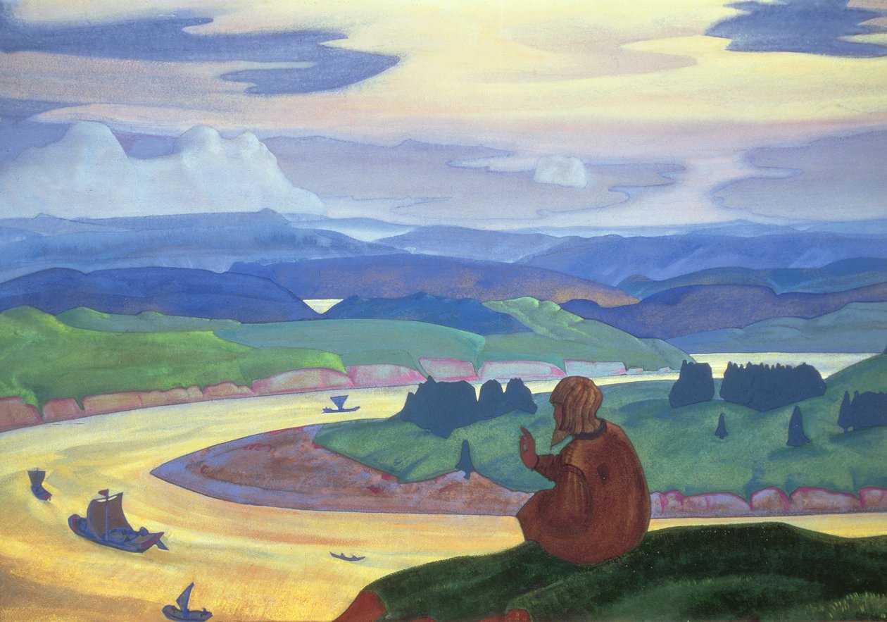 św. Prokopiusz, 1914 autorstwa Nicholas Roerich