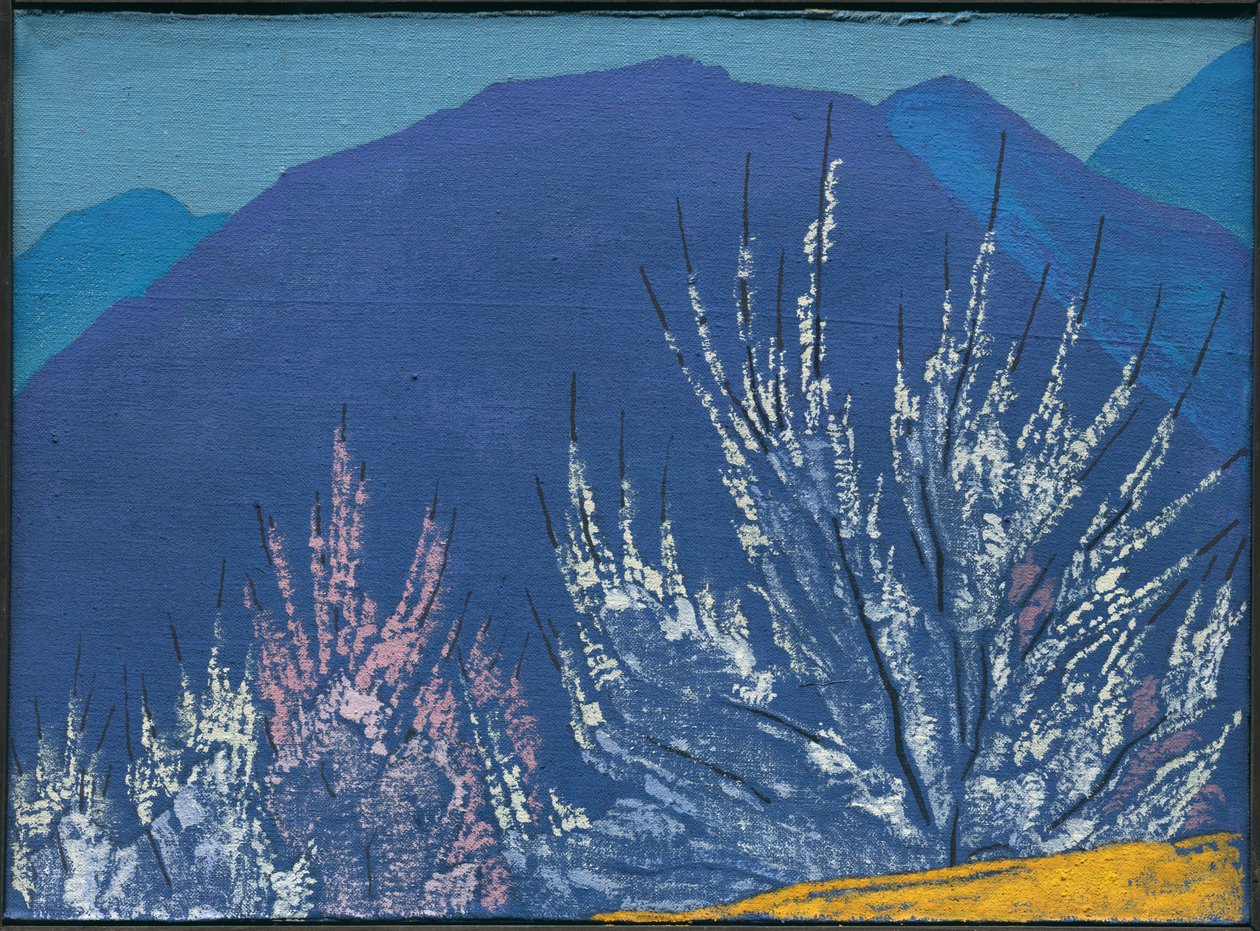 Studium do obrazu „Kryszna”, 1933 autorstwa Nicholas Roerich
