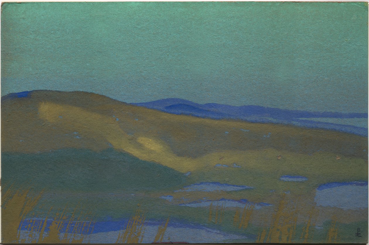 Bagna Cajdamu, 1936 autorstwa Nicholas Roerich