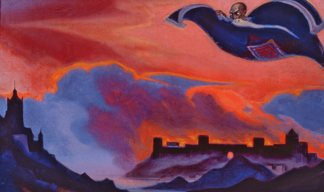 Czarodziejski dywan, 1939 autorstwa Nicholas Roerich