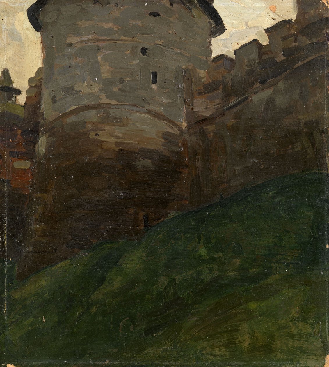 Wieża Kremla w Nowogrodzie, ok. 1900 r. 1903 autorstwa Nikolai Konstantinowitsch Roerich